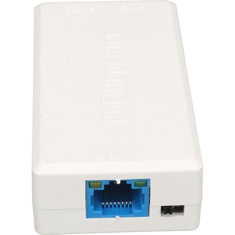 Répéteur PoE 1 entrée 2 sorties 100 Mbps, commutateur réseau PoE IEEE 802.3 AF AT, extension de signal pour la surveillance vidéo. (1/5)
