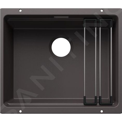 Blanco Etagon 500 - Évier en silgranit 50x40 mm, avec accessoires, gris rocher 527758 (1/2)