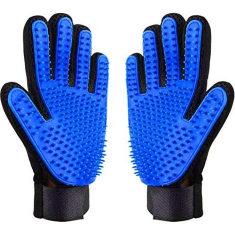 Irovami Gants toilettage animaux – lot 2, taille M, 259 embouts, démêlage (1/5)