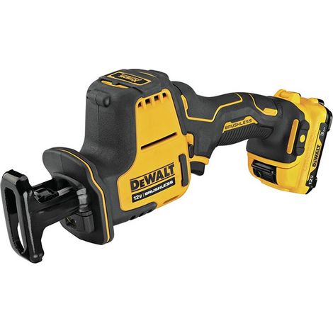 Sierra sable compacta de 12V DEWALT DCS312D2-QW sin escobillas con caja y 2 baterías de 2,0 Ah