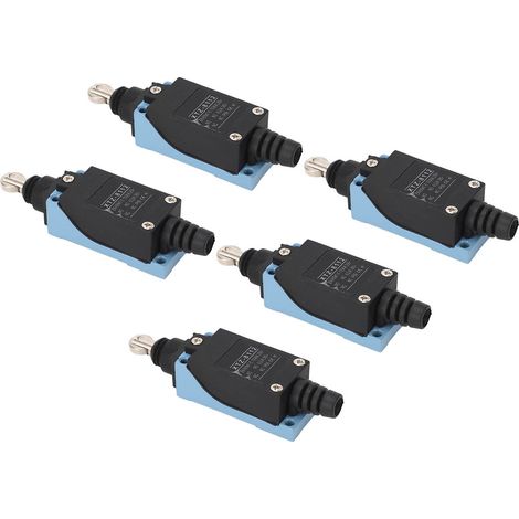 5 Stück Rollenhebel-Endschalter, Schutzart IP66, Doppelfedermechanismus, Momentanschalter, 250 V/380 V (1/5)