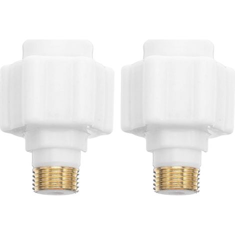 Lot de 2 chauffe-eau électriques universels muraux avec isolation en cuivre et protection contre les fuites solaires (blanc) (1/5)