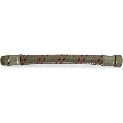 Meibes Panzerschlauch IGxAG 3/4"x300 DN19 meiflex mit Edelstahlgeflecht für Hzg/Klima