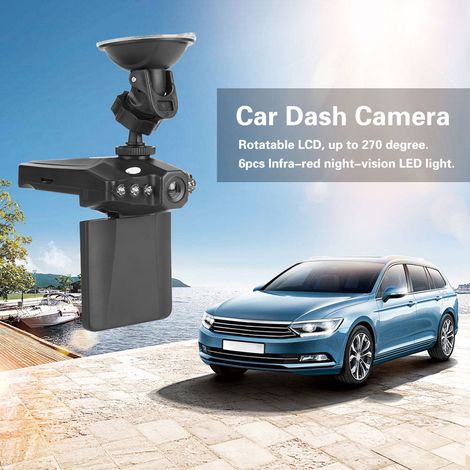 Caméra de voiture DVR 2,5 pouces, enregistreur de conduite avec vision nocturne IR, caméra embarquée CCTV (1/5)