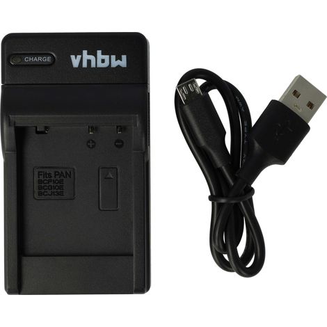 vhbw USB-C Ladegerät kompatibel mit Panasonic Lumix DMC-TZ18, DMC-TZ30, DMC-TZ25, DMC-TZ22, DMC-TZ20 Kamera - Ladeschale + USB-C Kabel Ladeanzeige (1/5)