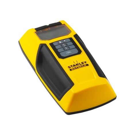 Stanley Fatmax – Détecteur de matériaux – Détection bois jusqu'à 38mm, métal jusqu'à 75mm, câbles sous tension jusqu'à 51mm – Écran LCD rétroéclairé