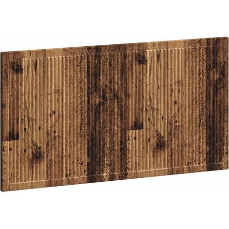 Cabecero montada en la pared EDE Madera envejecida vidaXL (1/5)