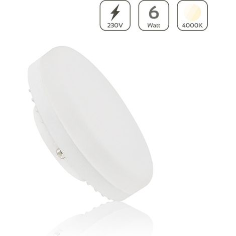 LED Lampe GX53 6W 230V - Lichtfarbe: 4000K neutralweiß (1/5)