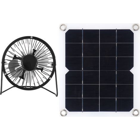 BHDD Solarventilator, 10W 6V USB, tragbarer Solarventilator für Dachböden, Photovoltaik-Solarventilator für Zuhause, Büro, Gewächshaus (1/5)