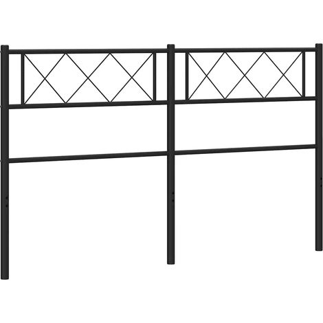 Tête de lit,Panneau décoratif métal noir 135 cm CFW3890915 (1/5)