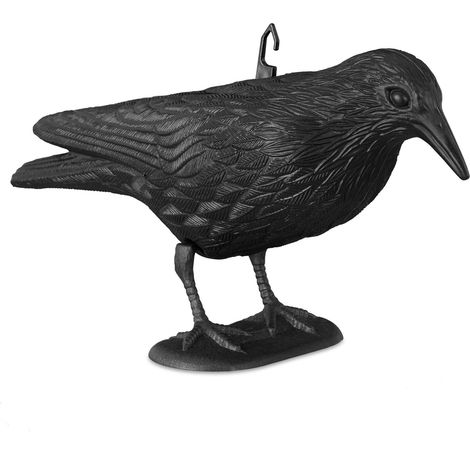 Perching crow bird repellent