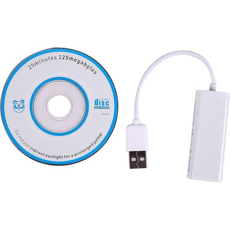 USB 2.0 zu RJ45 LAN Ethernet-Netzwerkadapter für Apple Mac MacBook Air Laptop (1/5)