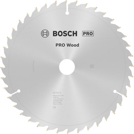 Bosch PRO Wood Circular Saw Blade 254 x 2 x 30 mm T40 2608640435 (1/5)