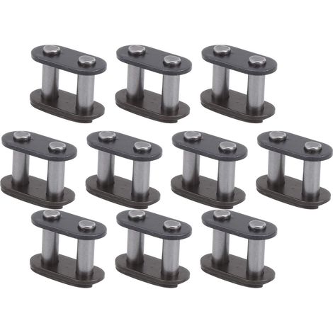 T8f Chain Master Link - 10pcs connecteurs en acier maillon de connexion principal de résistance à l'usure de chaîne de vélo léger (1/5)