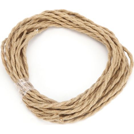 Fil électrique Linge de Câble d'éclairage de Corde Vintage pour Lampe de Plafond 3 Meters / 9.8ft (1/5)