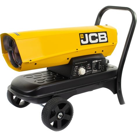 JCB Dieselheizer Heizkanone JCB-SH70DP24 20 kW  Direktbefeuert Diesel & Kerosin  400 m³ Heizleistung 19 L Tank  Thermostat & LED-Anzeige  Werkstattheizung Garage Bauheizer (1/5)