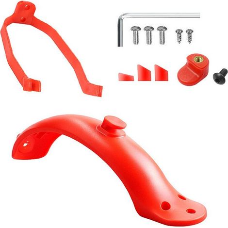 Ensemble de Garde-Boue Arrière Compatible avec pour les Kits de Remplacement de Support de Garde-Boue de Scooter électrique pour M365/Pro, (1/2)