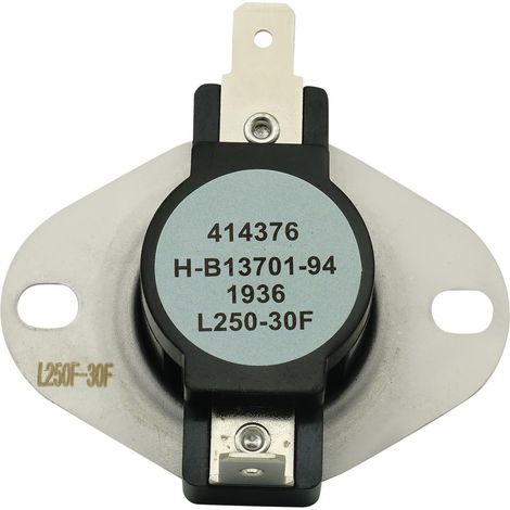 Furnace thermostat B1370194, limiter L250-30F, compatible with Goodman