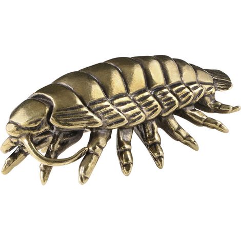 Regalo unico: scultura in miniatura di isopodi giganti in ottone