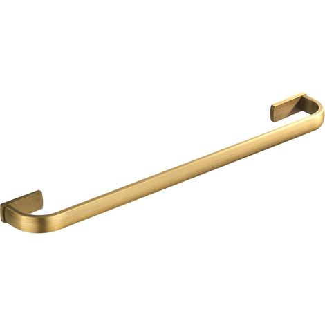 Barre Porte Serviette Mural Laiton Brossé Antique 57 CM (1/5)