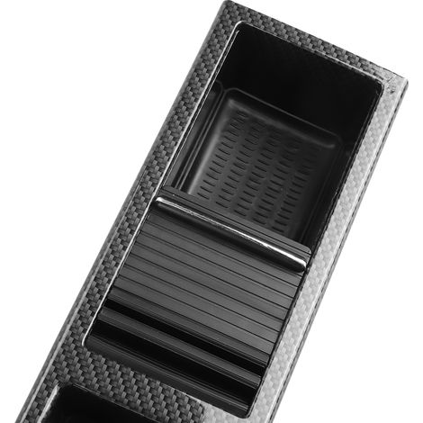 51167038323 (7038323) Ablagefach in Carbon-Optik für die Mittelkonsole, für BMW 3er E46 M3 (1/4)