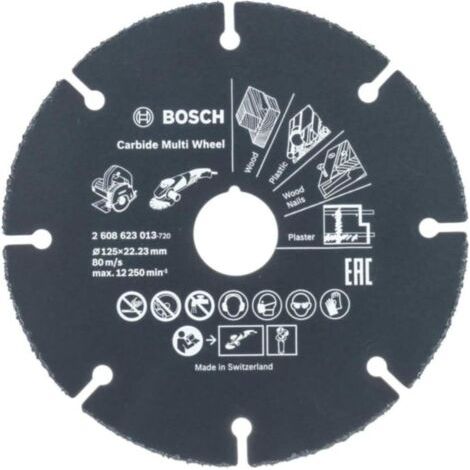 1x Disque à tronçonner Expert Carbide Multi Wheel (pour Bois dur, Ø 76 mm, Accessoire Petite meuleuse angulaire) (1/3)