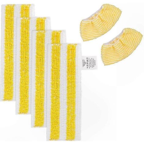 Lingettes en microfibre pour balai vapeur EasyFix - Lingettes réutilisables et lavables pour le nettoyage des sols de la série SC (1/5)