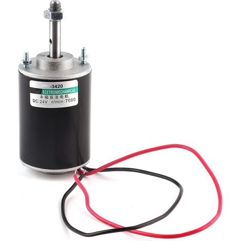 1 Moteur Courant Continu 24V 30W Haute Vitesse CW CCW Pour Générateur DIY Machine Barbe À Papa