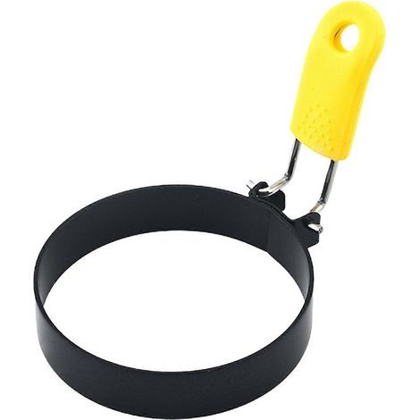 Moule à œufs pliable, démoulage facile, antirouille, avec poignée, différents modèles, cuisson uniforme, en acier inoxydable, forme ronde, ustensile de cuisine Jikaixiang