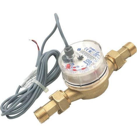 Contatore per acqua 1/2" con emissione d'impulsi 0.25 ltximp