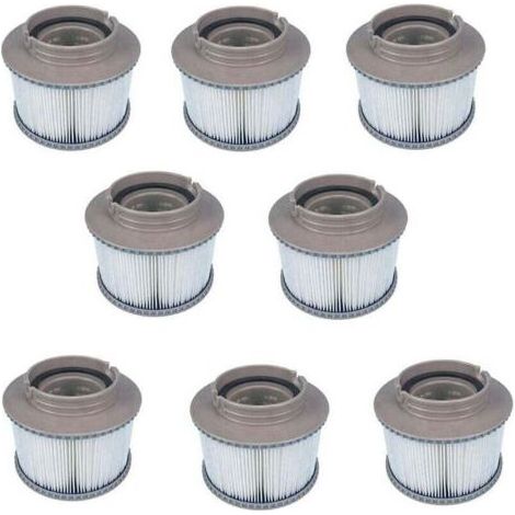 Set mit 8 Ersatz-Spa-Filtern für MSPA FD2089, Filterkartuschenpumpe für alle aktuellen MSPA-Spas (1/5)