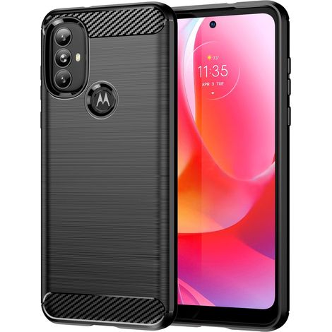 Silikon Hülle Carbon für Motorola Moto G Power 2022 (1/5)