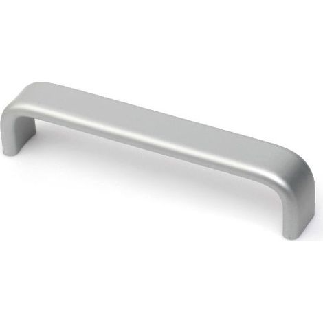 Asa de aluminio con acabado anodizado mate, dimensiones:136x20x29mm y entrepuntos:128mm -
