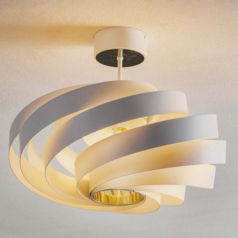 [GEBRAUCHT] B-Ware Euluna Deckenleuchte Vento weiß Metall Ø 50 cm Deckenlampe Lampe Leuchte Spot (1/2)