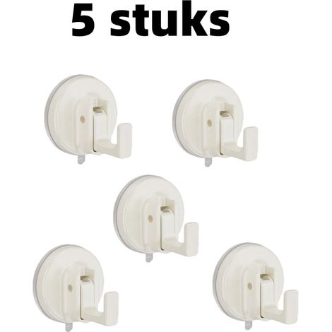 5pcs - Crochets - Aucun forage requis - Gobelets d'aspiration - Crochets autocollants forts qui ne se détacheront pas -, 6, 7, 10 (1/5)