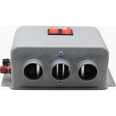 24V Car Heater, 600W-800W, 3-Hole Fast Heating, Warmth, Frost Removal, Windshield Defroster, Automatic Heater, Fan, Defogger, Fast Winter Heater (1/3)