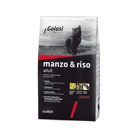 Golosi Cat Manzo - Sacco 7,5 Kg - Cibo Secco Gatti