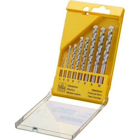 Dewalt wiertło do muru kpl. 8cz. pudełko