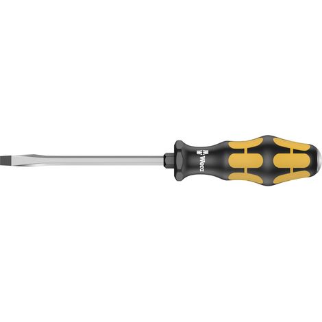 Tournevis pour vis à fente, 1,2 x 7,0 x 125 mm, Noir/jaune (1/5)