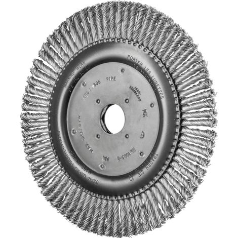 PFERD TOOLS PIPELINE Bürste gezopft RBG Ø 178x6x22,2 mm Edelstahl-Draht-Ø 0,50mm Winkelschleifer 10 Stk (1/4)