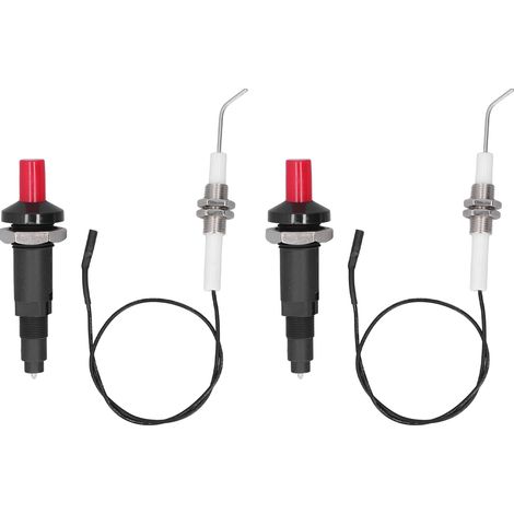 2 Ensembles Allume-Grill Universel à Pression Plastique, Système d'Allumage à Étincelles pour Barbecue et Cuisinière, Accessoires de Cuisine Pratiques (1/5)