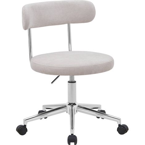 sweeek - Vintage-Bürostuhl mit Rollen Stoff (1/5)