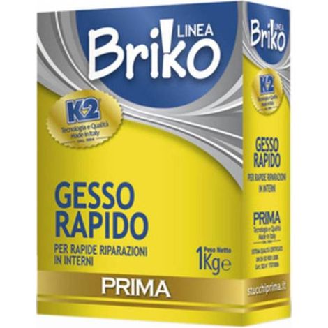 12 x LINEA BRIKO GESSO RAPIDO DA  1 KG