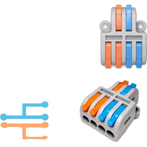 Conector de cable, bloque de terminales de crimpado enchufable, compatibilidad versátil, DF-42, 10PCS-c (1/2)