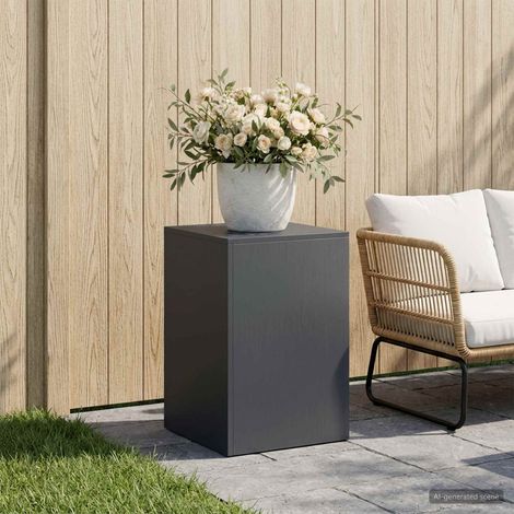 vidaXL Plant Stand Anthracite 40 x 40 x 60 cm Stainless Steel (1/5)
