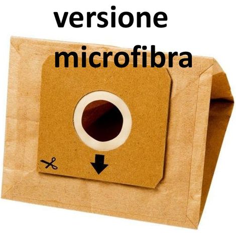 5PZ SACCHETTI MICROFIBRA DE LONGHI CLEOS ORBIT XTH180 170 XTD3080E