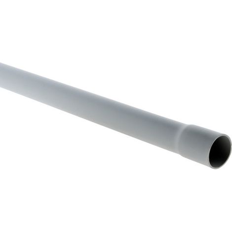 Tube IRL rigide Ø32 mm – Longueur 3 m – PVC gris – Norme NF EN 61386-21 – IP40 – IK07 – Id Cables