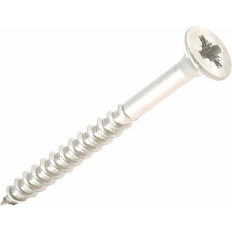 Madera con cabeza avellanada de acero inoxidable A2 – Huella Pozidriv Ø3 mm x 20 mm (paquete de 20 piezas)