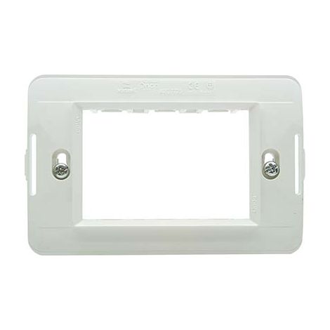 SUPPORTO FRUTTI AQUA MARLANVIL - PC BIANCO POSTI 3- 25 pezzi
