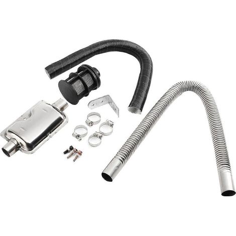 Chauffage de stationnement diesel, silencieux d'échappement 24 mm, filtre 25 mm, tuyau d'admission d'air d'échappement pour Eberspacher (1/5)